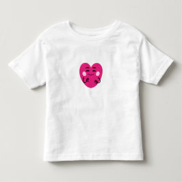Camiseta Infantil Coração Fofo-Arte de Amor- Sticker de Amor- Arte d