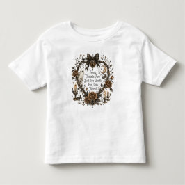 Camiseta Infantil Coração Gótico Vintage