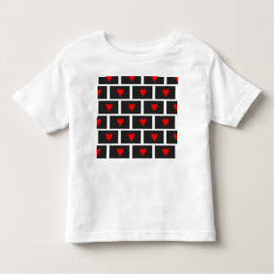 Camiseta Infantil Corações
