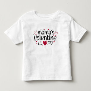 Camiseta Infantil Corações bonitinhos Namorados da mamãe