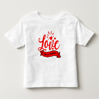 Camiseta Infantil Corações namorados Citam Amor em