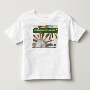 CAMISETA INFANTIL CORDAS DE GUITAR NO SOL