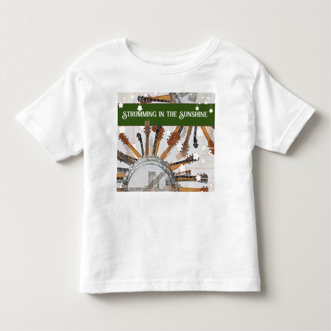 CAMISETA INFANTIL CORDAS DE GUITAR NO SOL (Frente)