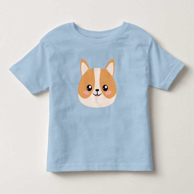 Camiseta Infantil Corgi (Frente)