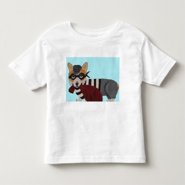 Camiseta Infantil Corgi Burglar T-Shirt (Frente)