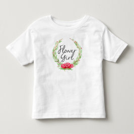 Camiseta Infantil Coroa de Aquarela de Rosa Romântica | Menina das F