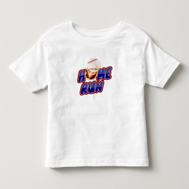 Camiseta Infantil Corrida de baseball em casa (Frente)