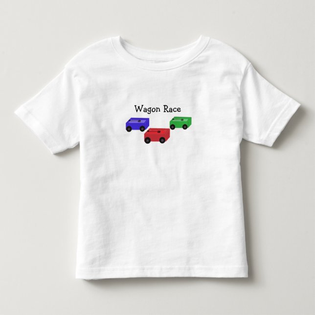 Camiseta Infantil Corrida de Carrinhos (Frente)