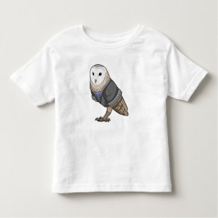Camiseta Infantil Coruja como Secretário