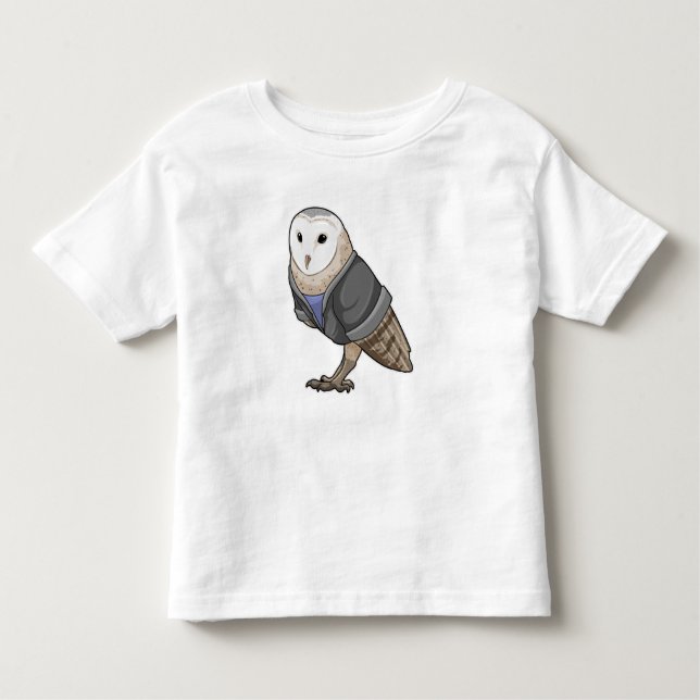 Camiseta Infantil Coruja como Secretário (Frente)