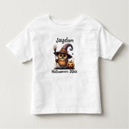Camiseta Infantil Coruja das Bruxas Personaliza o Chapéu das Bruxas