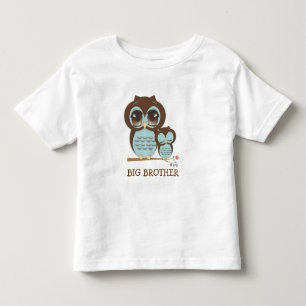 Camiseta Infantil Coruja-Grande-Bonita com Bebê-Bebê-Lil com Sono