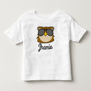 Camiseta Infantil Coruja Noturna Personalizada