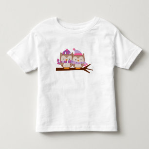 Camiseta Infantil Corujas dias de os namorados