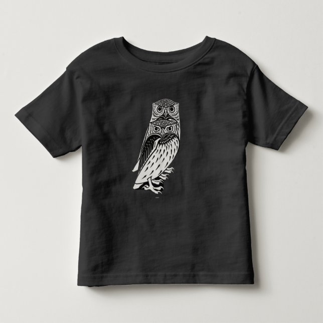 Camiseta Infantil Corujas fofas (Frente)