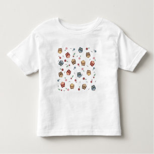 Camiseta Infantil Corujas pequenas