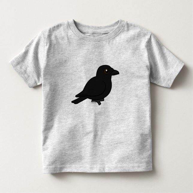 Camiseta Infantil Corvo americano de Birdorable (Frente)