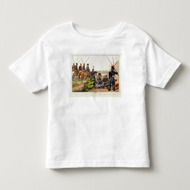 Camiseta Infantil Cossacks de Don em 1814 (Frente)