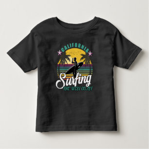 Camiseta Infantil Costa Oeste - California Surfing Toddler T-shir