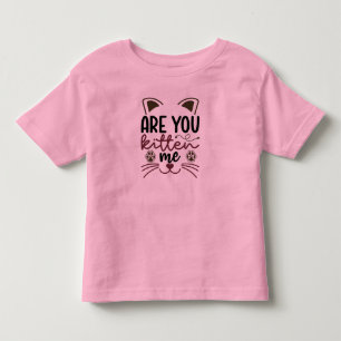 Camiseta Infantil Cotações Engraçadas de Cat