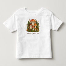 Cottagecore Encantador de Cogumelo Família Naturez