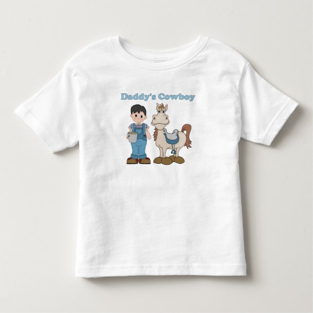 Camiseta Infantil Cowboy do Papai (Frente)