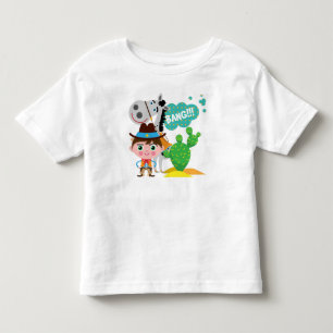 Camiseta Infantil Cowboy e Cavalo