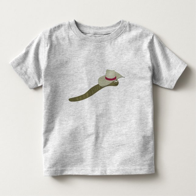 Camiseta Infantil Cowboy Earthworm (Frente)