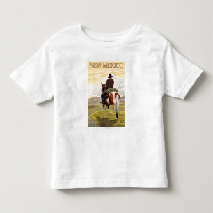 Camiseta Infantil Cowboy (View from Back)Novo México