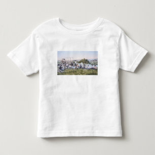 Camiseta Infantil Cowboys at Lunch, 1904 (foto)
