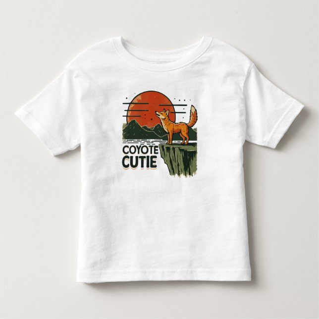 Camiseta Infantil Coyote bonito (Frente)