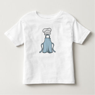 Camiseta Infantil Cozinhar avental e Cozinhar