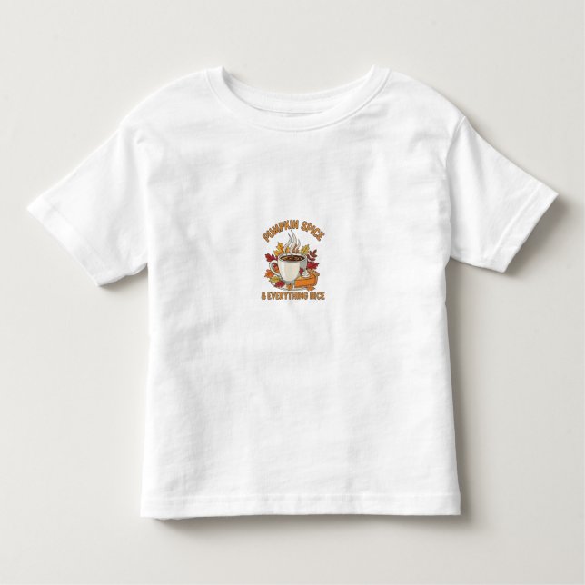 Camiseta Infantil Cozy Pumpkin Spice & Everything Nice T-Shirt - Aut (Frente)