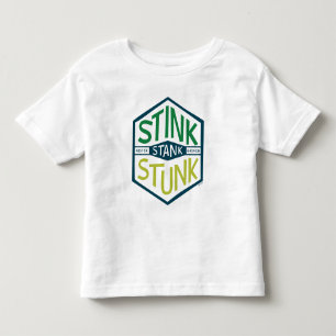Camiseta Infantil Crachá de Pedra do Stank de Seque