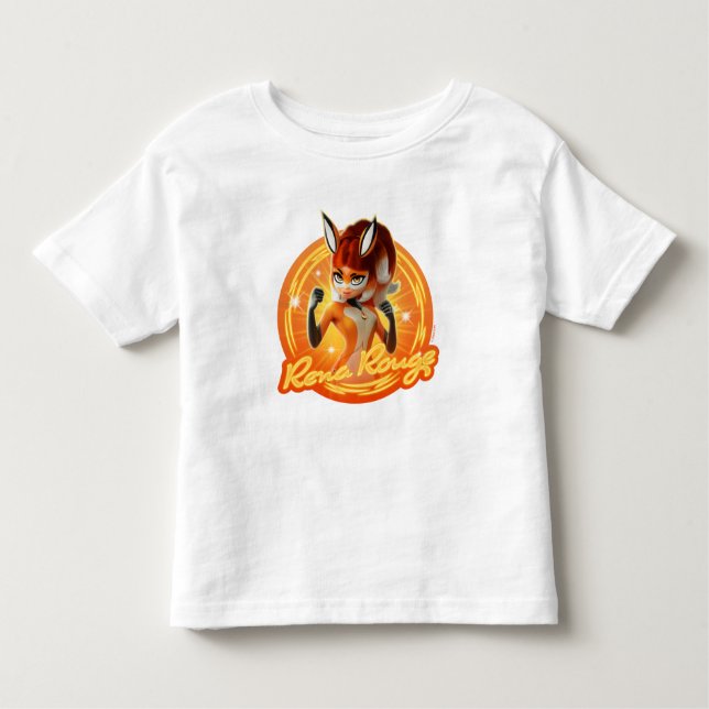 Camiseta Infantil Crachá Rena Rouge Circle (Frente)