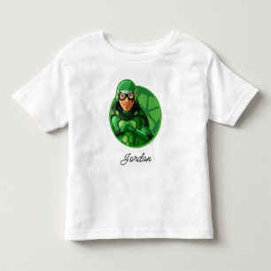 Camiseta Infantil Crachá Verde Carapaça