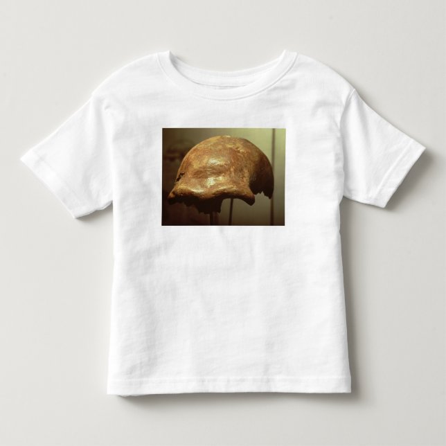Camiseta Infantil Crânio de um Neandertal (Frente)