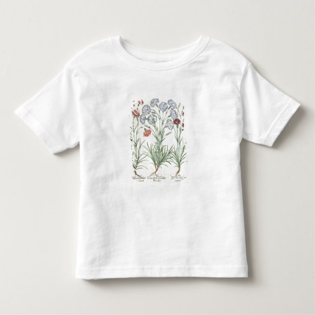 Camiseta Infantil Cravos: 1. Albo de cultura multiplex flore de crav (Frente)