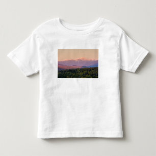 Camiseta Infantil Crepúsculo e Monte Washington em New Hampshire