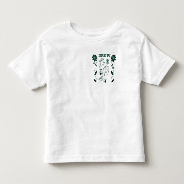 Camiseta Infantil Crescer - Design ASL (Frente)