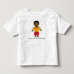 Camiseta Infantil Criado na Etiópia: Menino