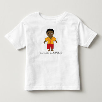 Camiseta Infantil Criado na Etiópia: Menino