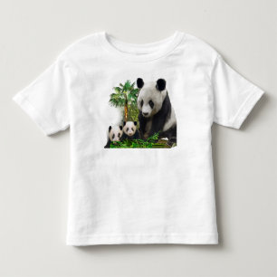 Camiseta Infantil Criança de Urso Panda Infantil