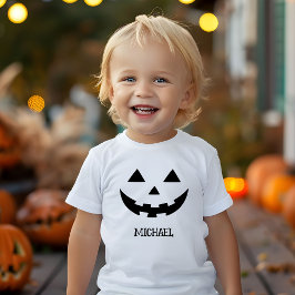 Camiseta Infantil Criança Feral de Alguém Roupa de Halloween Persona