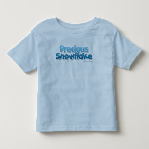 Camiseta Infantil Criança preciosa do floco de neve