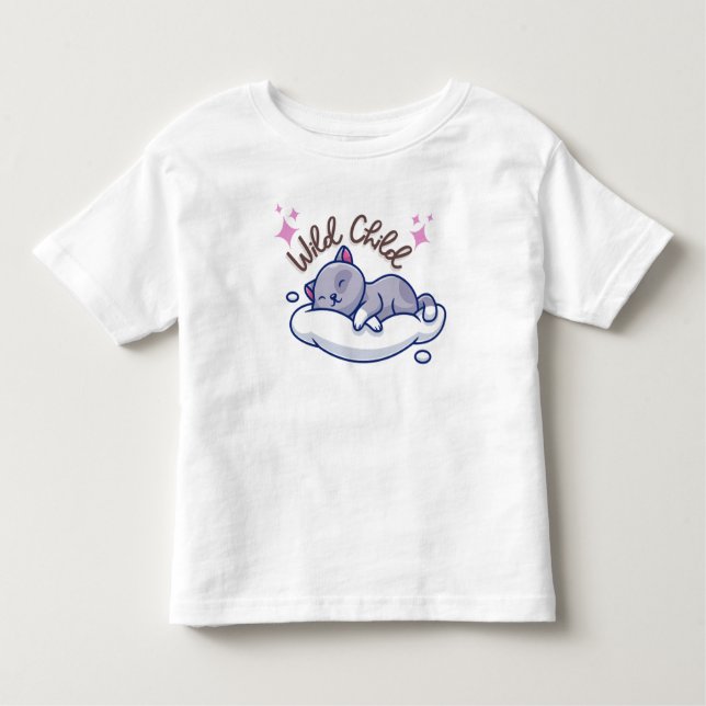 Camiseta Infantil Criança selvagem no Fazer (Frente)