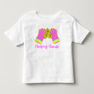 Camiseta Infantil Criança T das mãos amiga