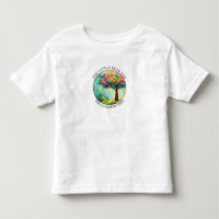 Crianças Coloridas de Árvore Lollipop Toddler T-Sh