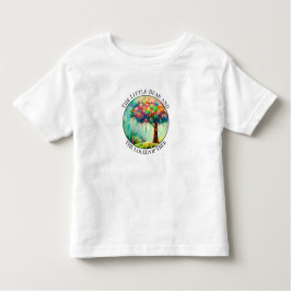 Camiseta Infantil Crianças Coloridas de Árvore Lollipop Toddler T-Sh