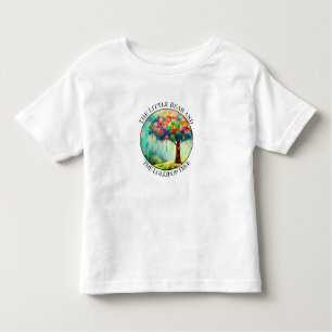 Camiseta Infantil Crianças Coloridas de Árvore Lollipop Toddler T-Sh